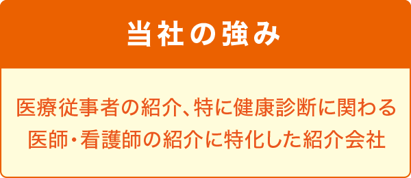 当社の強み 当社の強み